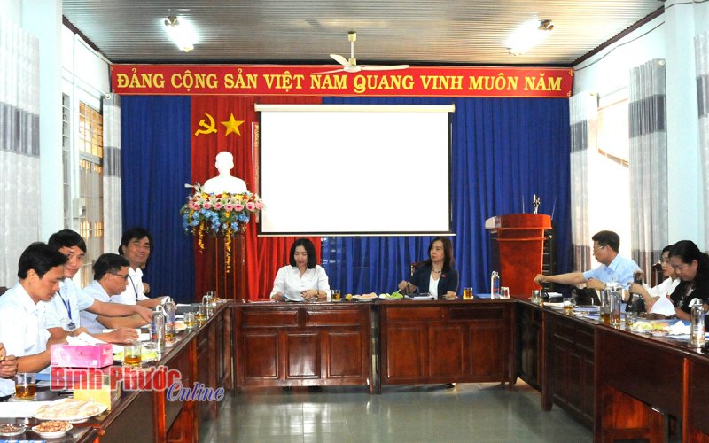 Đoàn công tác Ủy ban Khoa học, Công nghệ và Môi trường của Quốc hội giám sát tại Bình Phước