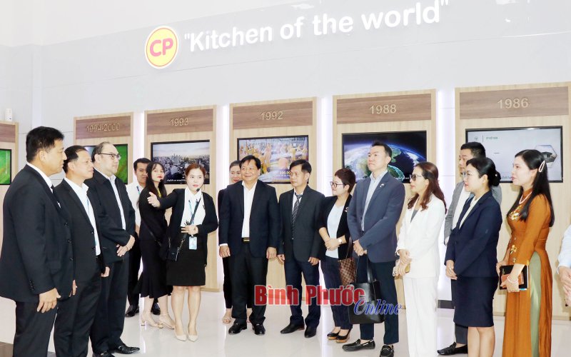 Đoàn doanh nghiệp Nhật Bản khảo sát thực tế tại Khu công nghiệp Becamex - Bình Phước