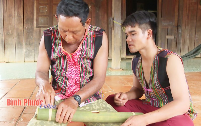 Độc đáo đàn tre của người S’tiêng