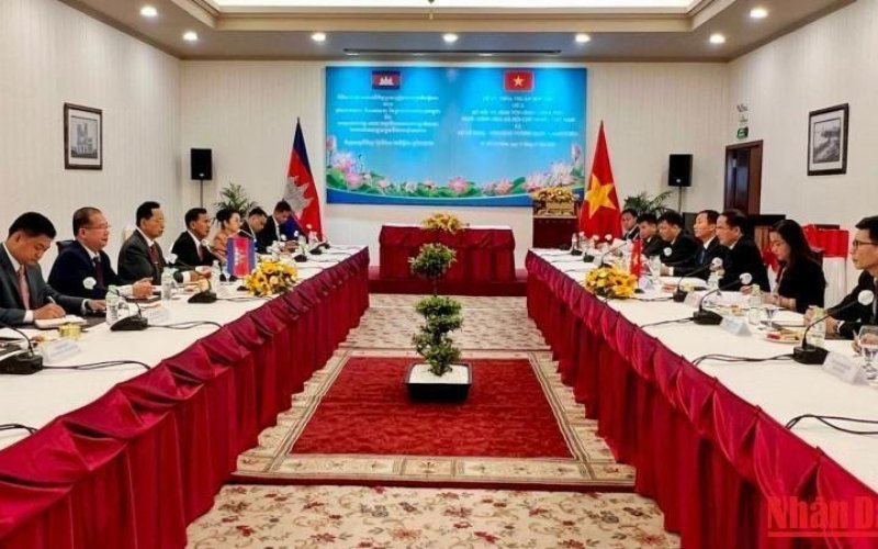 Ký kết Thỏa thuận hợp tác về công tác tôn giáo Việt Nam - Campuchia giai đoạn 2022-2026