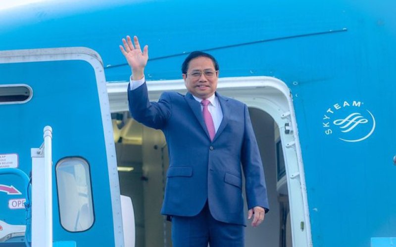 Thủ tướng Phạm Minh Chính lên đường thăm chính thức Campuchia và dự Hội nghị cấp cao ASEAN