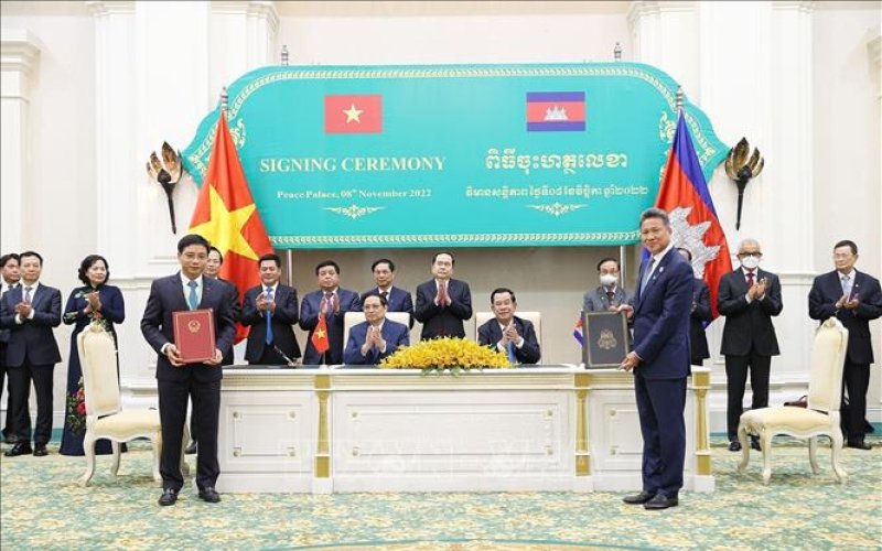 Toàn văn Tuyên bố chung Việt Nam - Campuchia