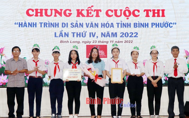 Trường THCS Lộc Ninh nhất cuộc thi “Hành trình di sản văn hóa tỉnh Bình Phước” 