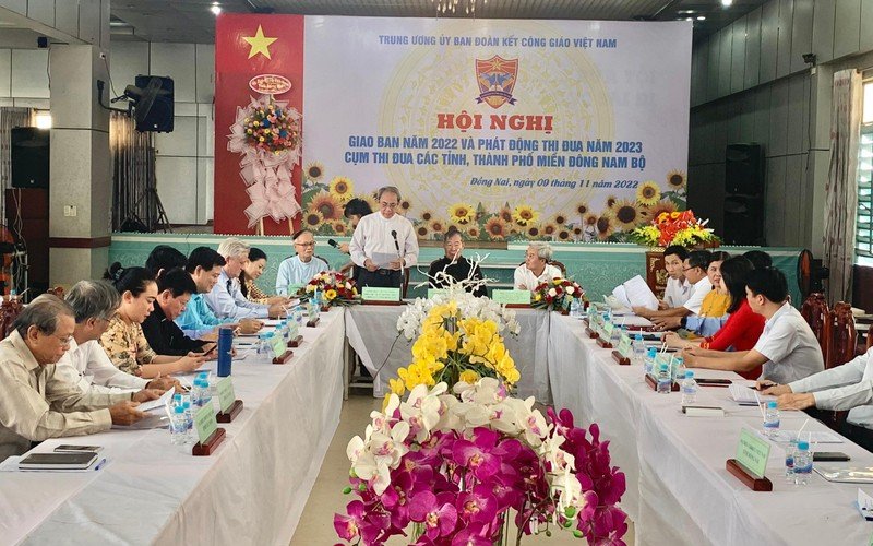 Ủy ban Đoàn kết Công giáo các tỉnh miền Đông Nam Bộ phát động thi đua năm 2023