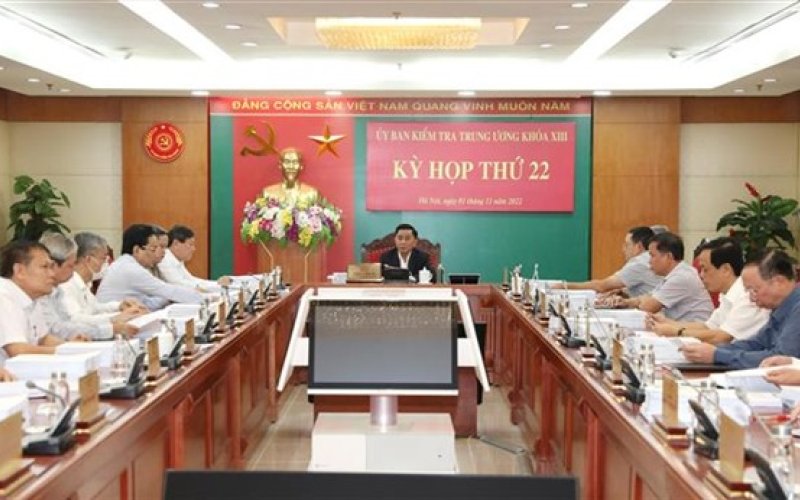 Ủy ban Kiểm tra Trung ương xem xét thi hành kỷ luật một số tổ chức Đảng và đảng viên