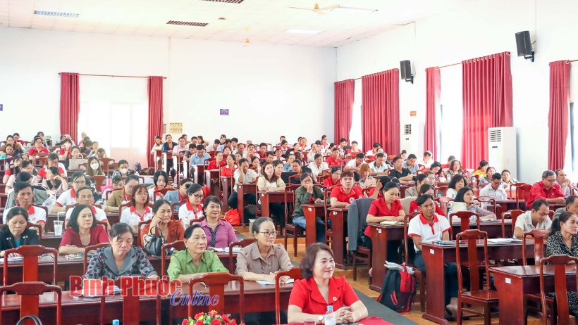 230 cán bộ chữ thập đỏ được tập huấn nghiệp vụ công tác