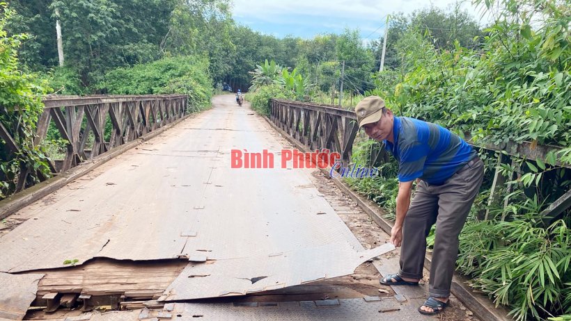 Bất an vì cầu xuống cấp