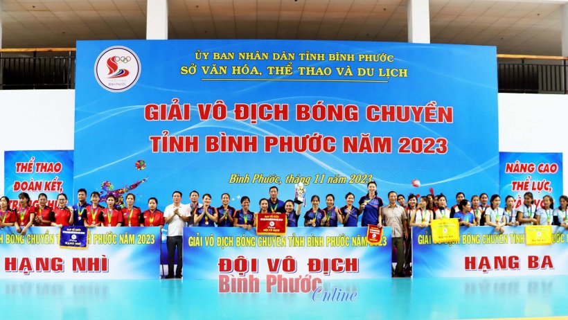 Bế mạc giải vô địch bóng chuyền tỉnh Bình Phước năm 2023