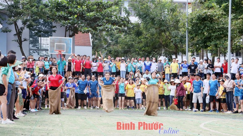 Bình Phước: Hơn 700 vận động viên tham gia hội thao công đoàn ngành giáo dục