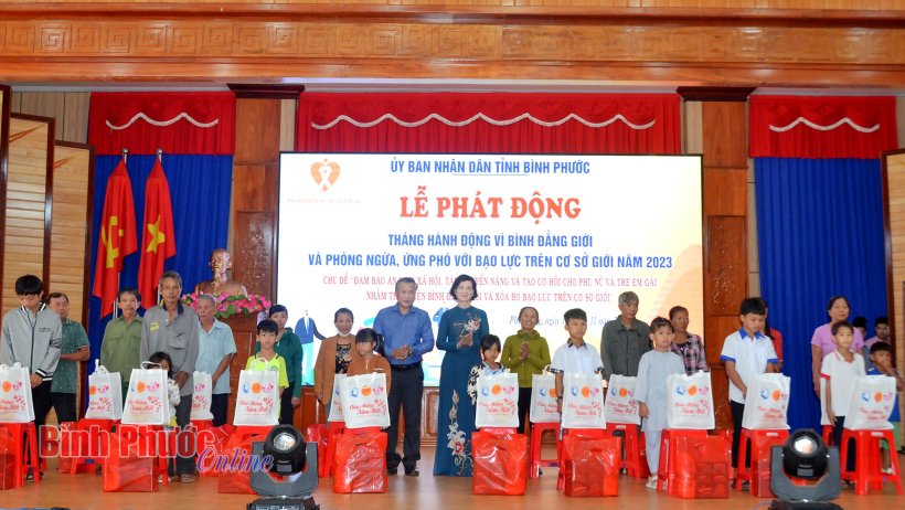 Bình Phước: Phát động Tháng hành động vì bình đẳng giới