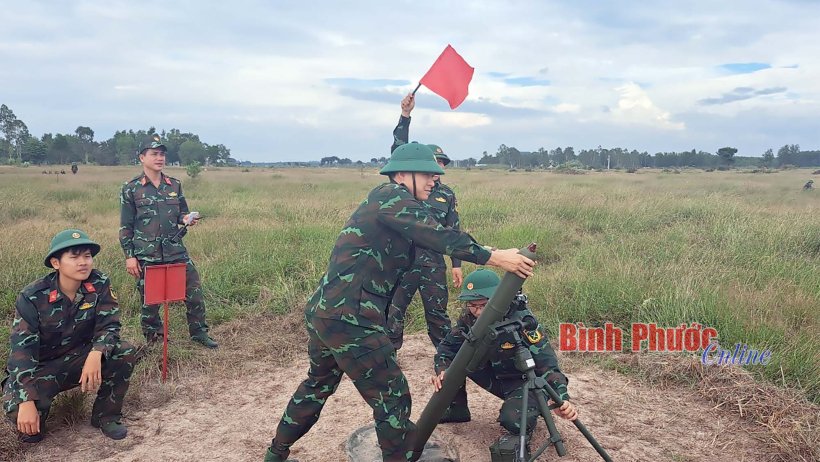 Bộ Chỉ huy Quân sự tỉnh Bình Phước hoàn thành tốt diễn tập chiến thuật có bắn đạn thật