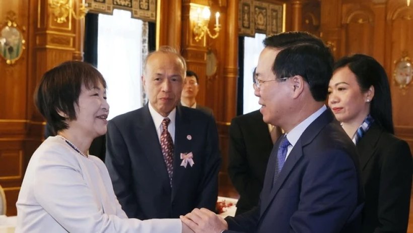 Chủ tịch nước gặp gỡ các gia đình tham gia Giao lưu Thanh niên Việt-Nhật