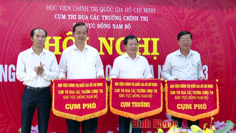 Cụm thi đua các trường chính trị khu vực Đông Nam Bộ tổng kết phong trào thi đua năm 2023