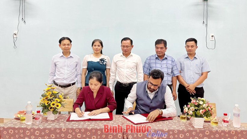 Đại sứ quán Ấn Độ thăm dự án đang triển khai tại Bình Phước