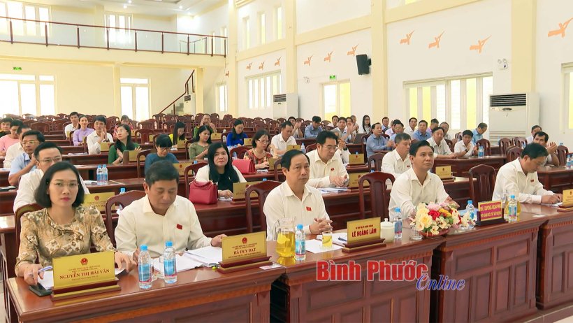 HĐND thị xã Chơn Thành, Phước Long họp kỳ chuyên đề