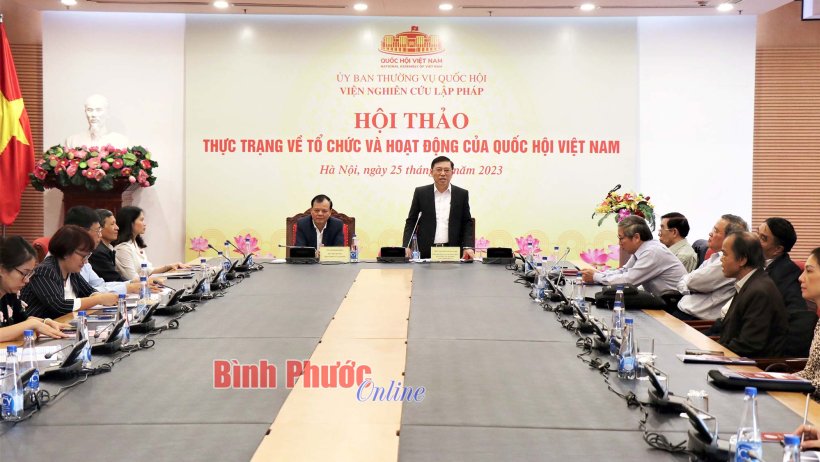 Hội thảo thực trạng về tổ chức và hoạt động của Quốc hội