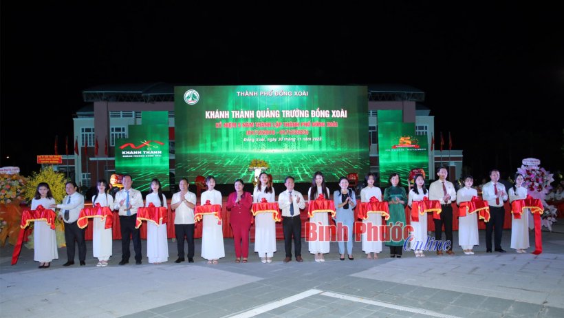 Khánh thành quảng trường thành phố Đồng Xoài