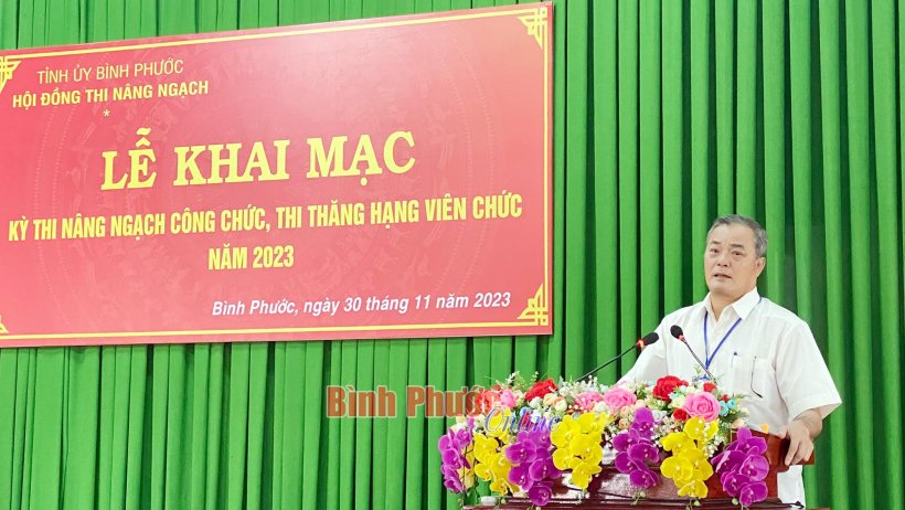 Khai mạc kỳ thi nâng ngạch công chức, thăng hạng viên chức năm 2023