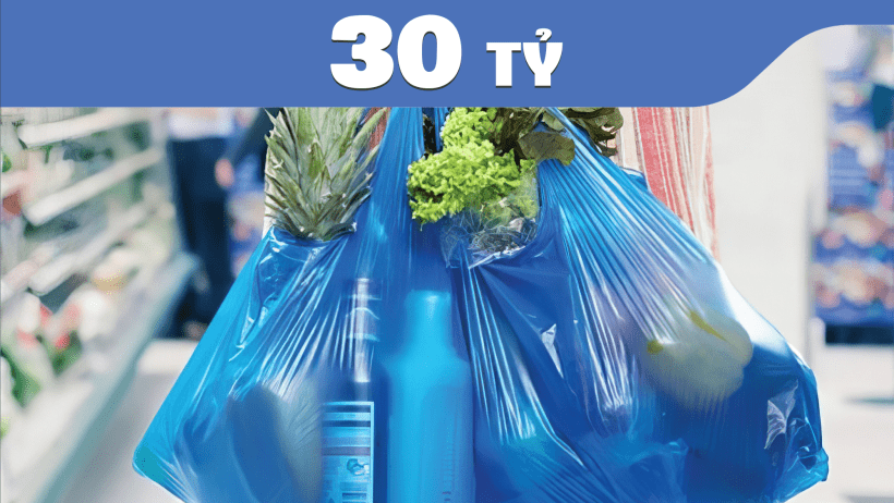 Mỗi năm người Việt sử dụng hơn 30 tỷ túi nilon
