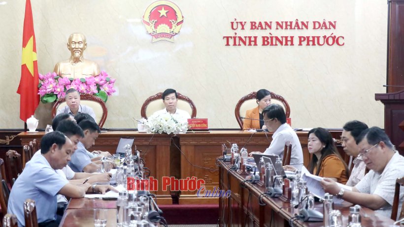 Phó Thủ tướng Chính phủ Lê Minh Khái làm việc với 2 tỉnh Bình Phước và Tây Ninh