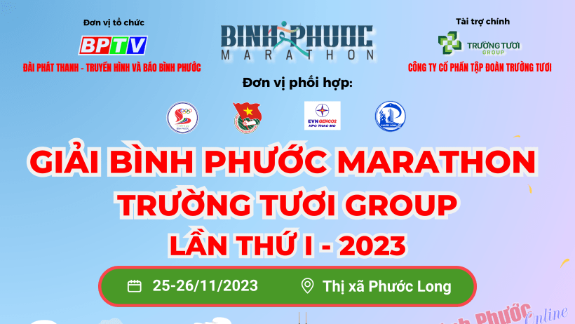 Sẵn sàng cho Giải Bình Phước marathon - Trường Tươi Group lần thứ I-2023