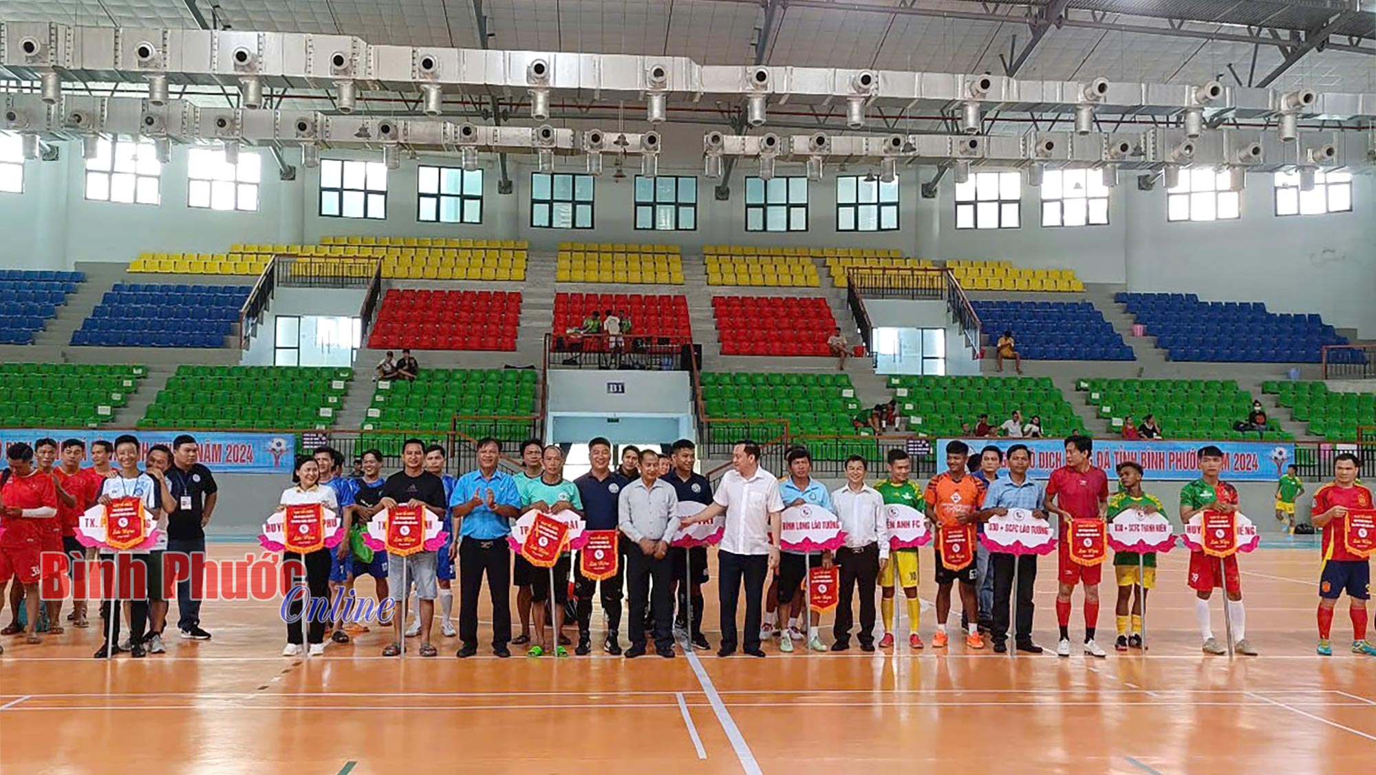 19 đội bóng tham gia Giải vô địch bóng đá tỉnh Bình Phước năm 2024