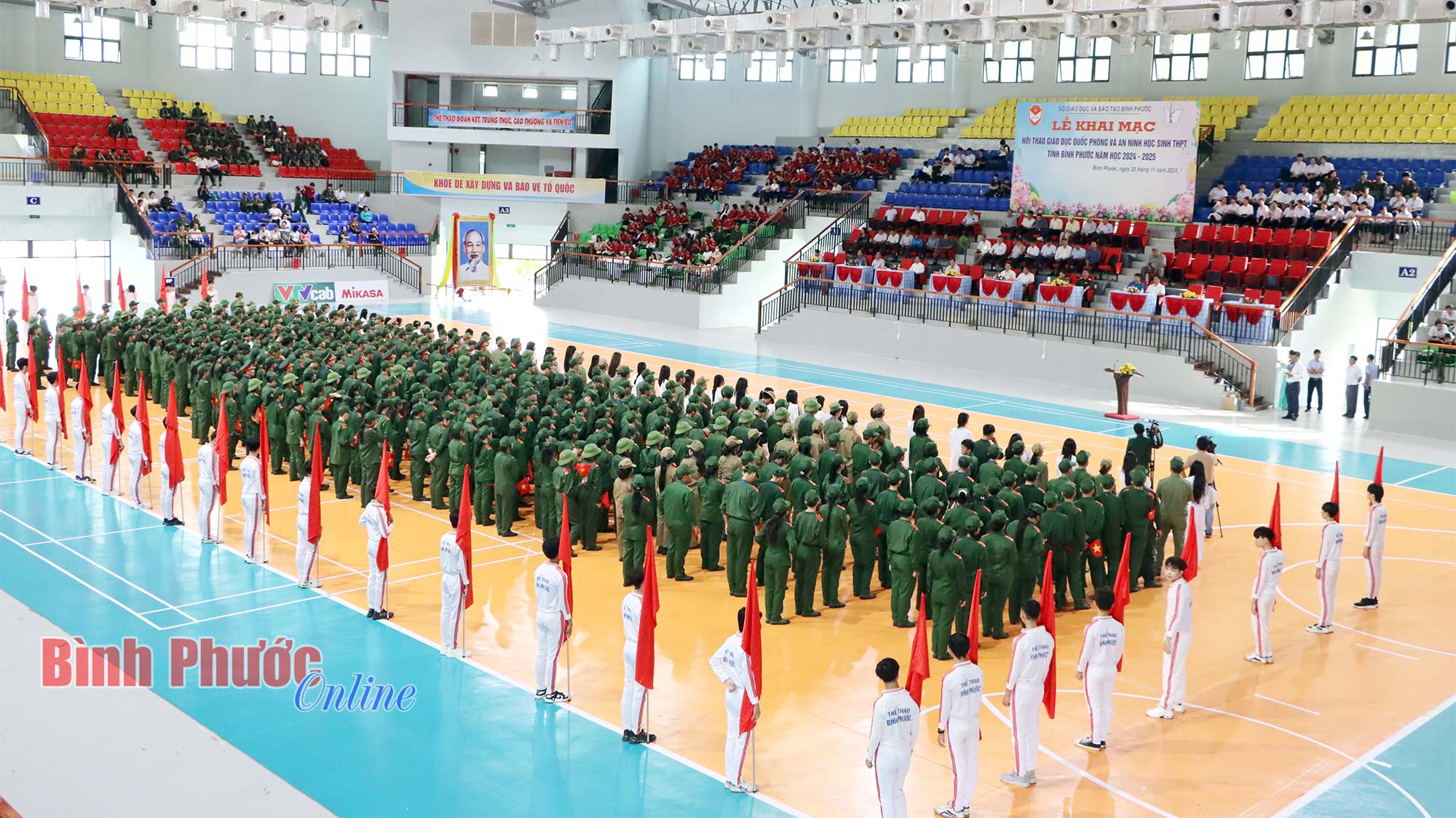 Bình Phước: 555 học sinh tham gia hội thao giáo dục quốc phòng và an ninh