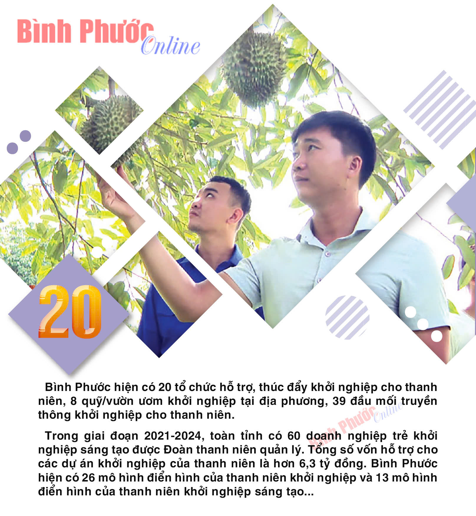 Bình Phước hiện có 26 mô hình điển hình của thanh niên khởi nghiệp