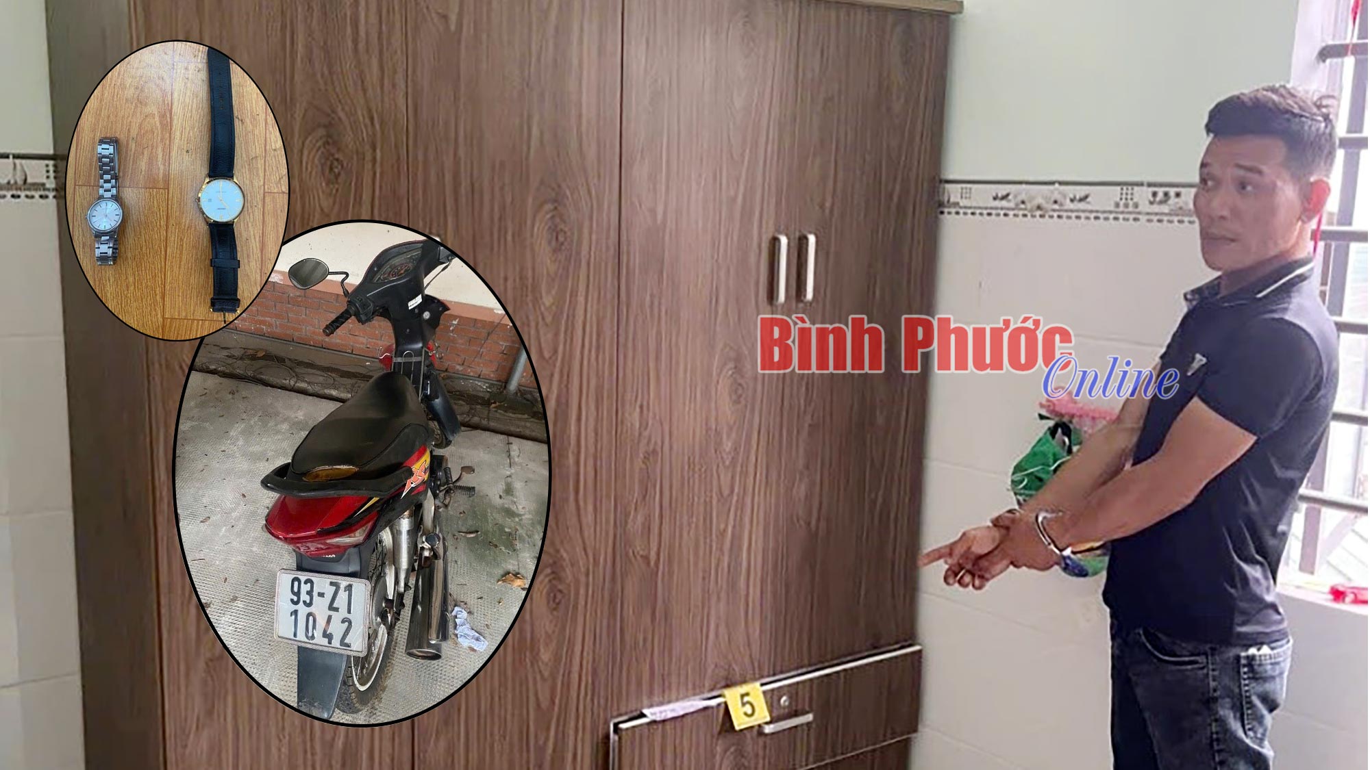 Bình Phước: Người làm thuê trộm đồ của gia chủ rồi bỏ trốn