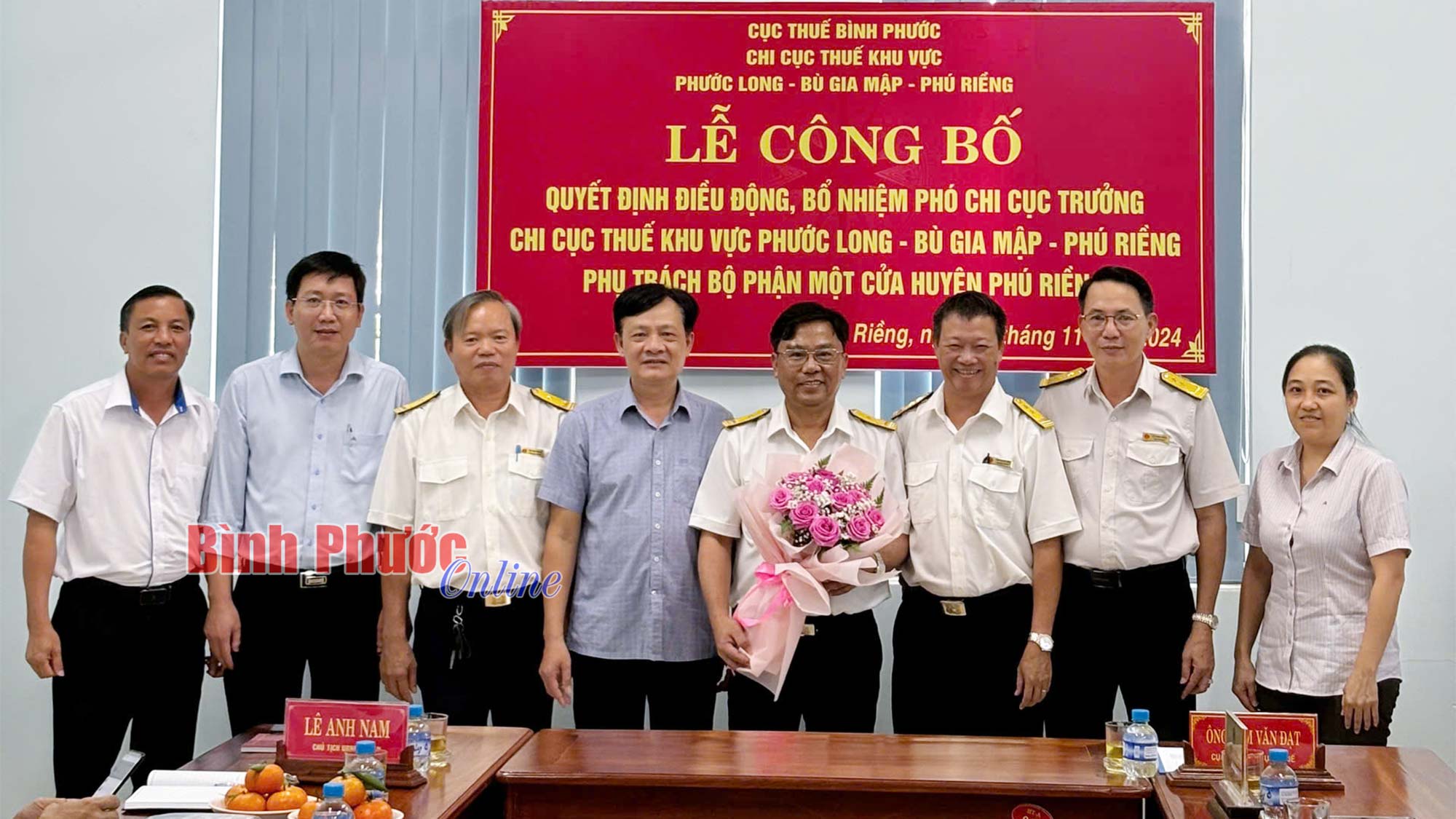 Chi cục Thuế khu vực Phước Long - Bù Gia Mập - Phú Riềng có thêm Phó chi cục trưởng