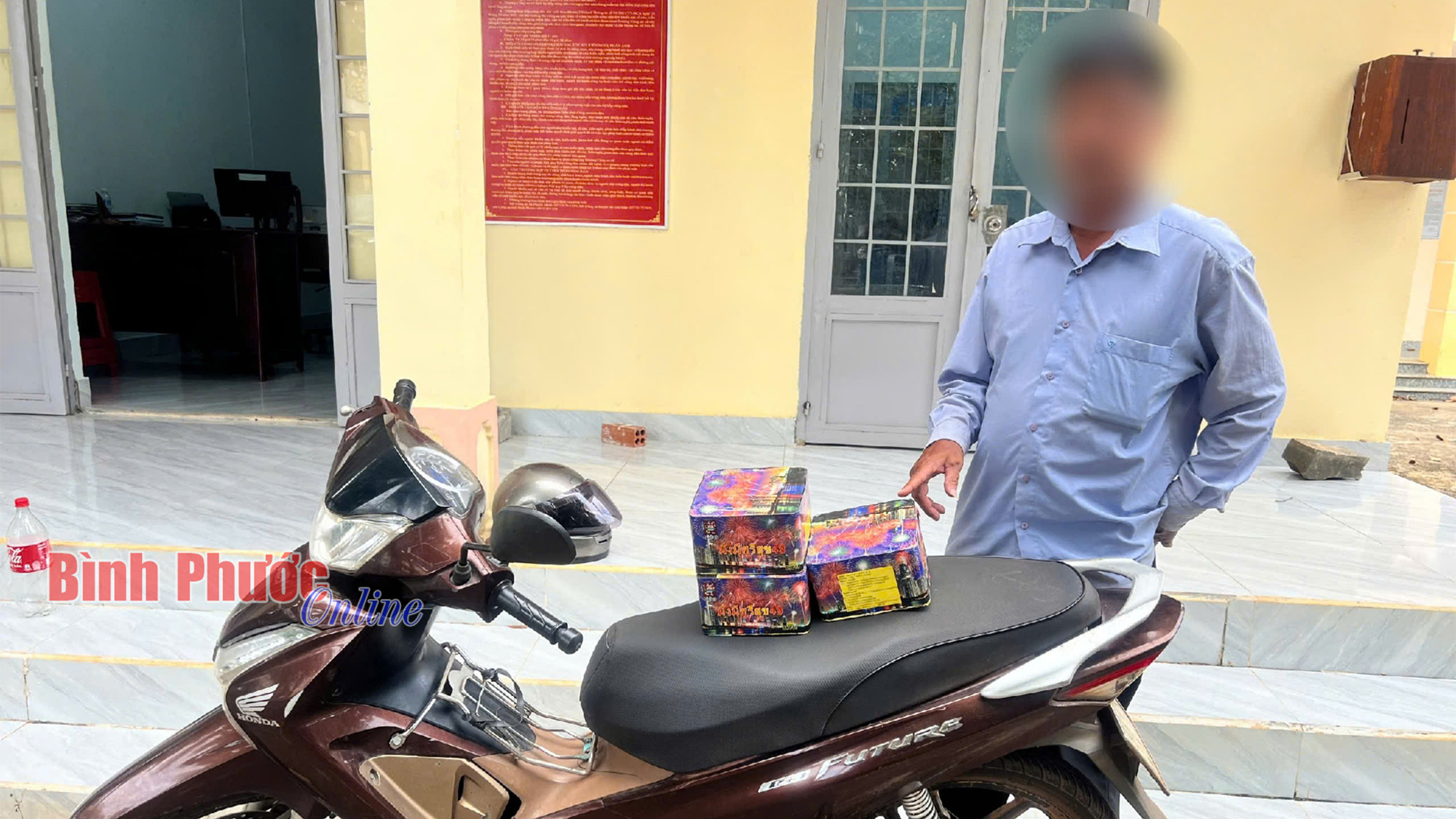 Công an Phước Minh tăng cường phòng chống vận chuyển pháo nổ trái phép