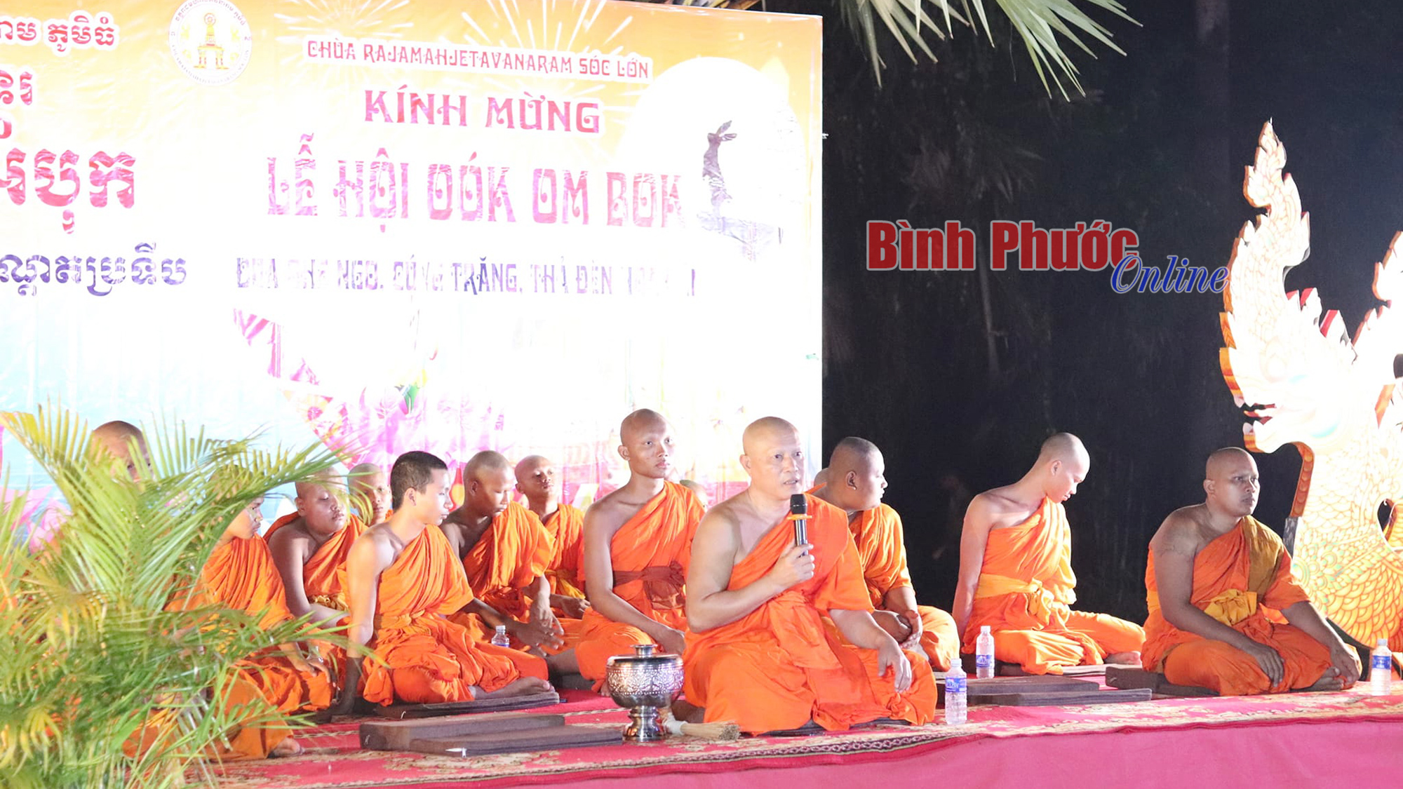 Đồng bào Khmer Bình Phước tưng bừng vui hội Ok Om Bok