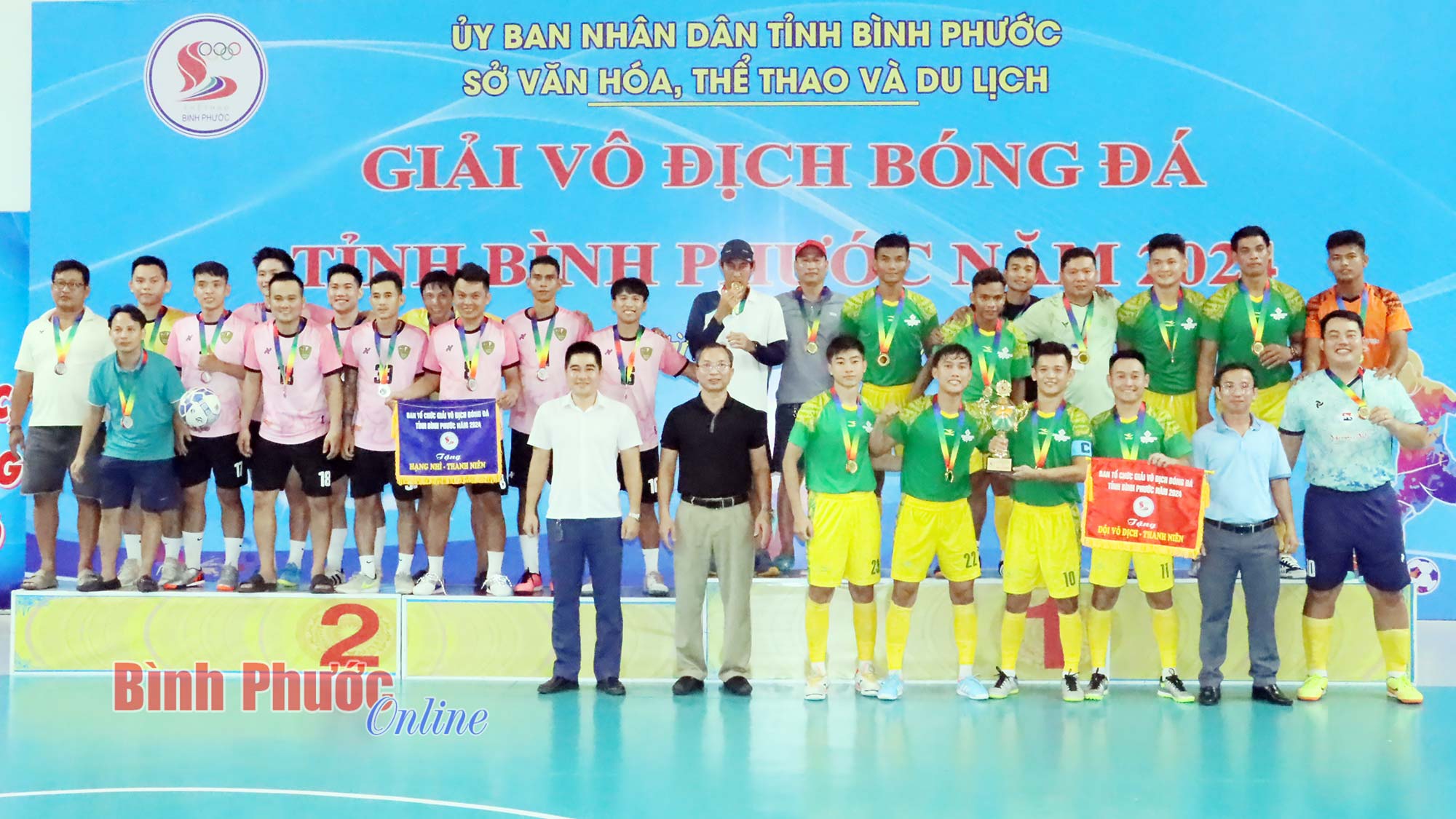 Đồng Phú và Nguyễn Anh FC nhất giải vô địch bóng đá tỉnh Bình Phước năm 2024