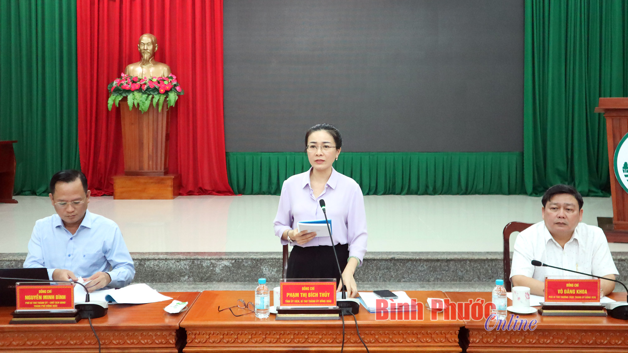 Đồng Xoài thông qua đề cương chi tiết Báo cáo chính trị Đại hội Đảng bộ thành phố lần thứ VI