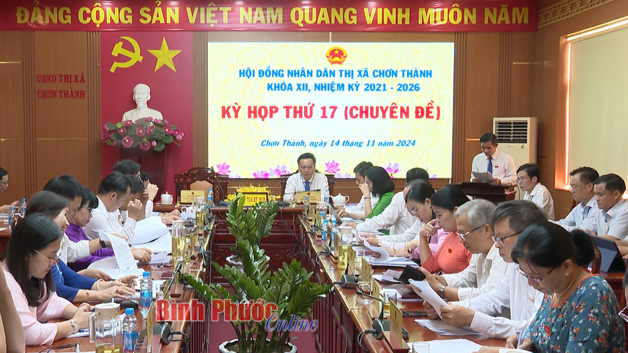 HĐND thị xã Chơn Thành thông qua điều chỉnh vốn đầu tư công