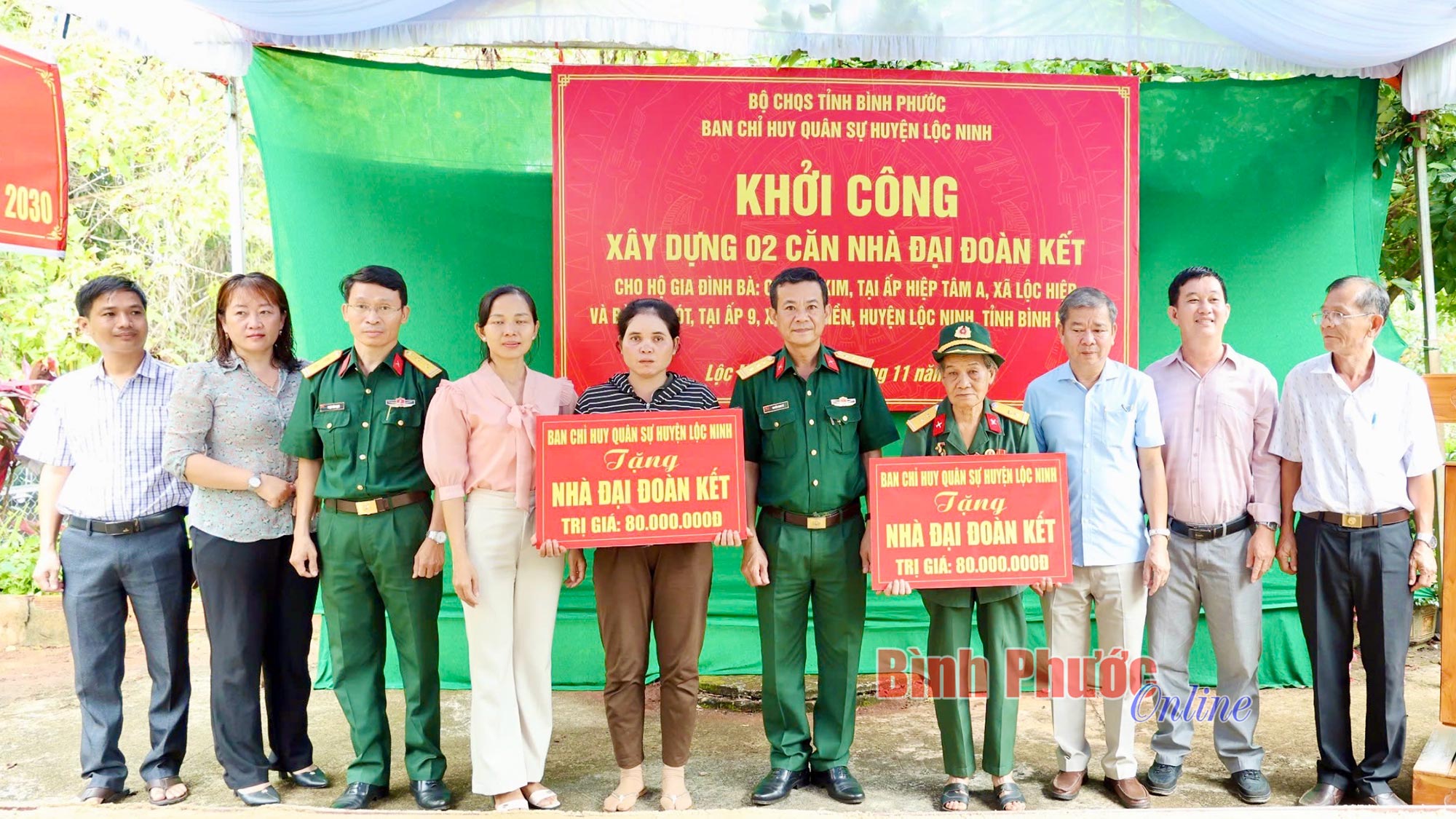 Khởi công xây tặng 6 căn nhà đại đoàn kết