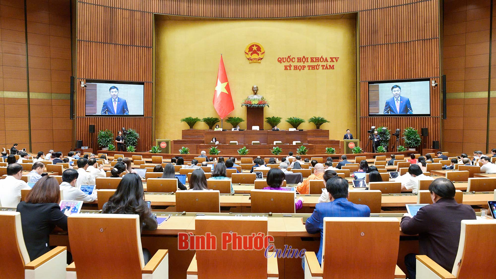 Kỳ họp thứ 8, Quốc hội thảo luận về các dự án luật