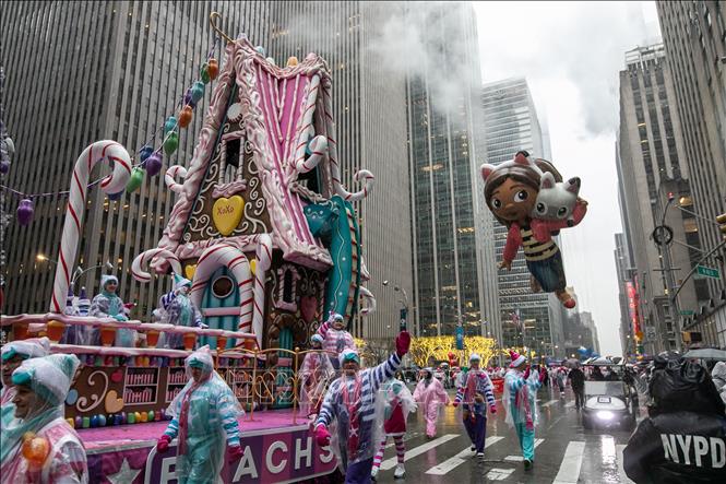 Lễ diễu hành Macy's truyền thống tại Mỹ nhân dịp lễ Tạ ơn