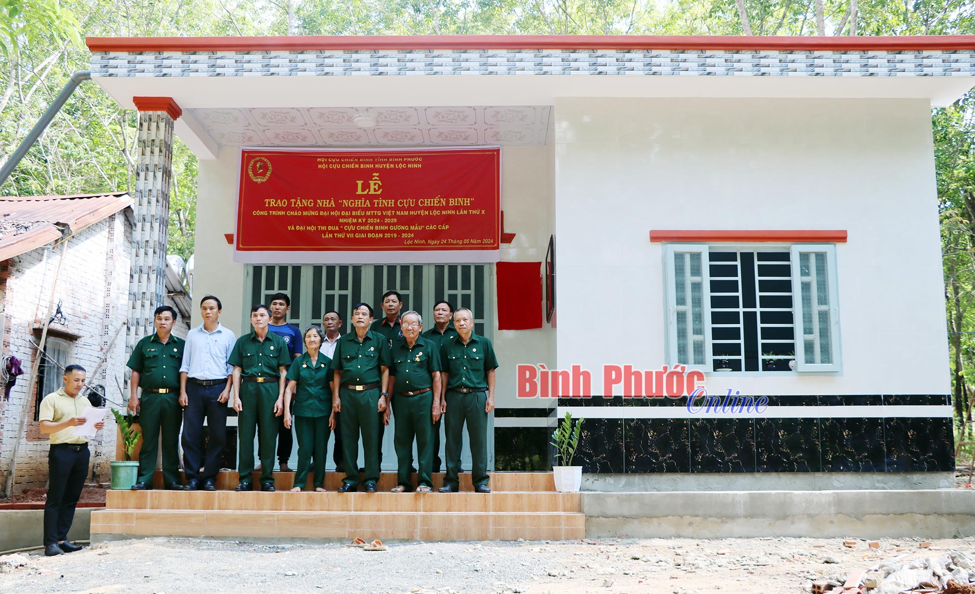 Năm 2024, xây dựng và sửa chữa 31 căn nhà nghĩa tình cựu chiến binh