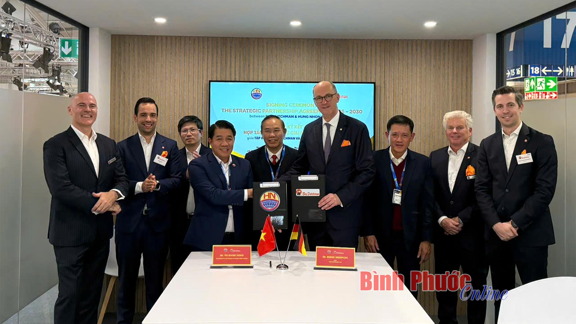 Tập đoàn Hùng Nhơn hợp tác chiến lược với Tập đoàn Big Dutchman (Đức)