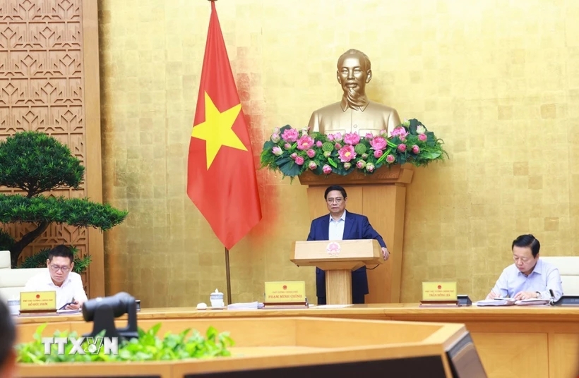 Thủ tướng Phạm Minh Chính chủ trì phiên họp Chính phủ thường kỳ tháng 10-2024