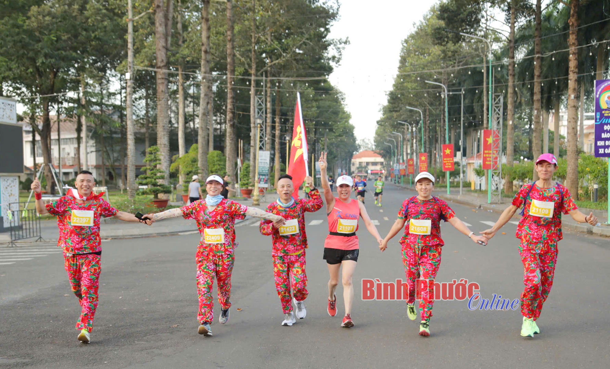 Sắc màu ấn tượng Giải Bình Phước marathon - Trường Tươi Group lần thứ II, năm 2024