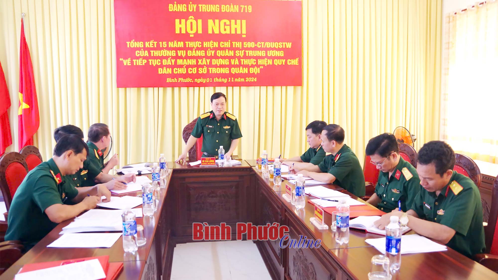 Trung đoàn 719 thực hiện tốt quy chế dân chủ cơ sở