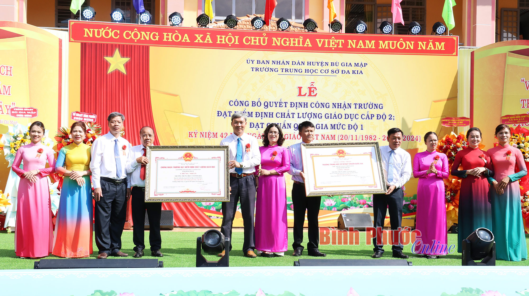 Trường THCS Đa Kia đạt chuẩn quốc gia