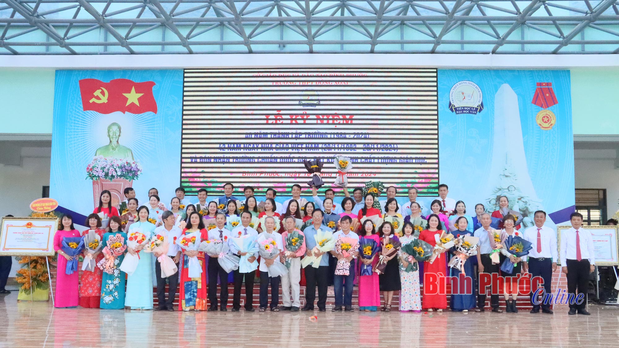 Trường THPT Đồng Xoài kỷ niệm 40 năm hình thành và phát triển