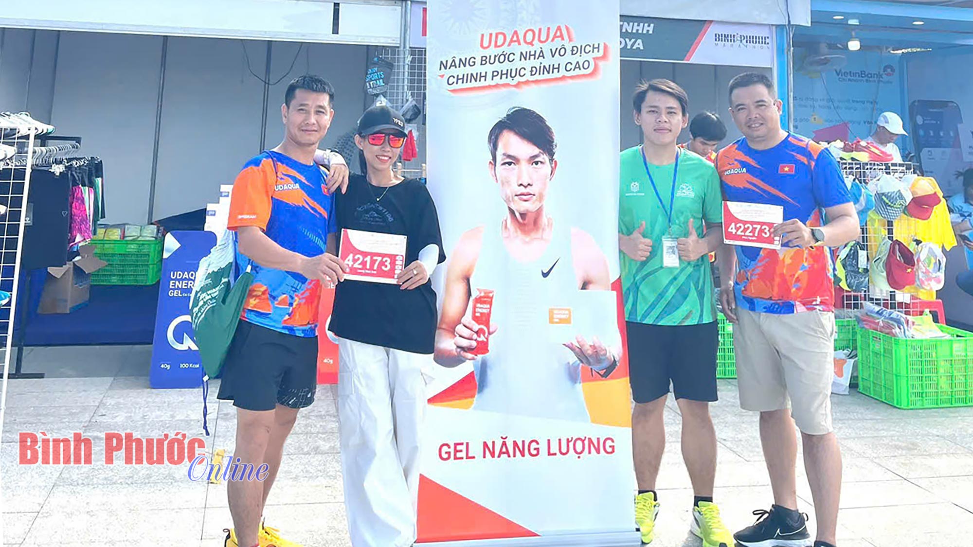 Udaqua Gel tiếp năng lượng cho các chân chạy thêm mạnh mẽ