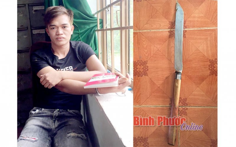 Bắt thêm một đối tượng trong vụ dùng kiếm chém nhau tại Trung tâm hành chính Phước Long