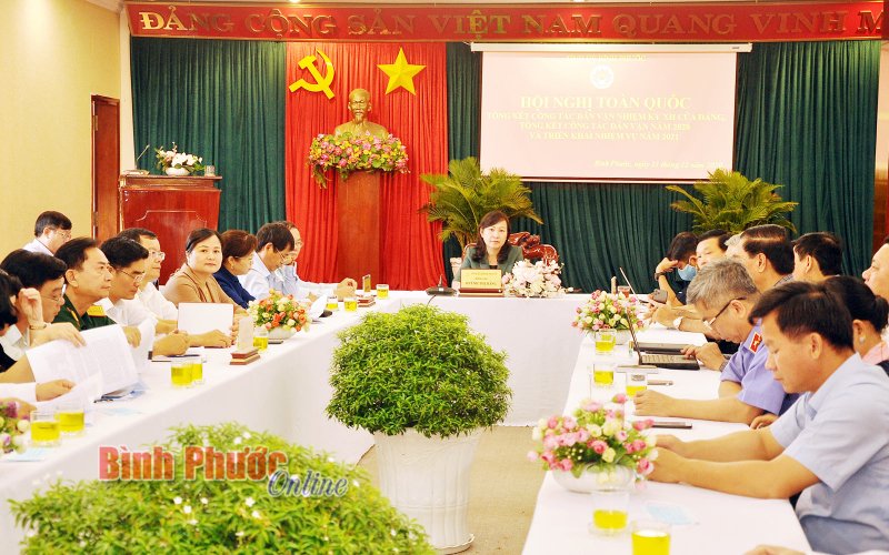 Bình Phước: Công tác dân vận tiếp tục có những chuyển biến tích cực