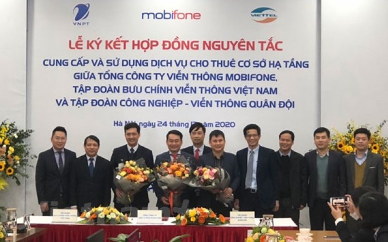 Các nhà mạng Việt cam kết chia sẻ, dùng chung 1.800 trạm BTS