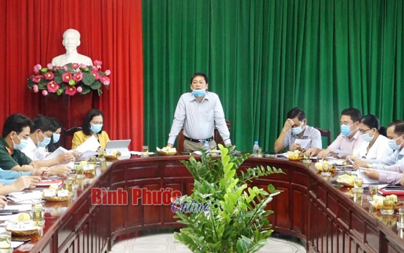 Chơn Thành triển khai thực hiện công tác phòng, chống dịch COVID-19 trong tình hình mới